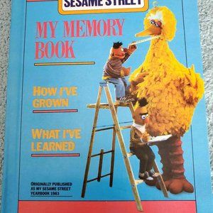 Vintage Sesame Street My Memory Book How I've Grown What I've Learned 1983